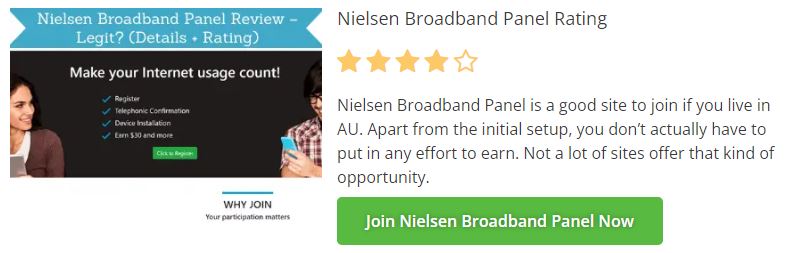 Nielsen broadband panel ratings