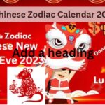 Chinese zodiac calendar 2023