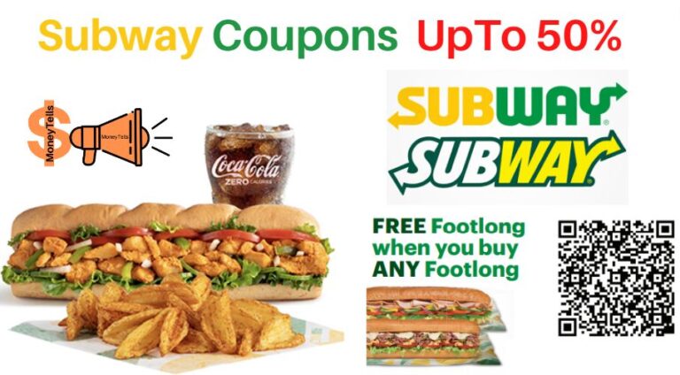 Subway Coupons Promo Code For Free Upto
