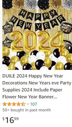 Duile New Year Decoration 2024