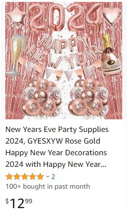 Gyesxyw New Year Decoration 2024