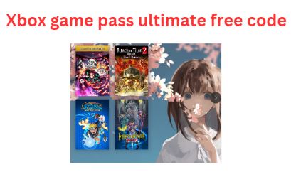 Xbox Game Pass Ultimate Free Code